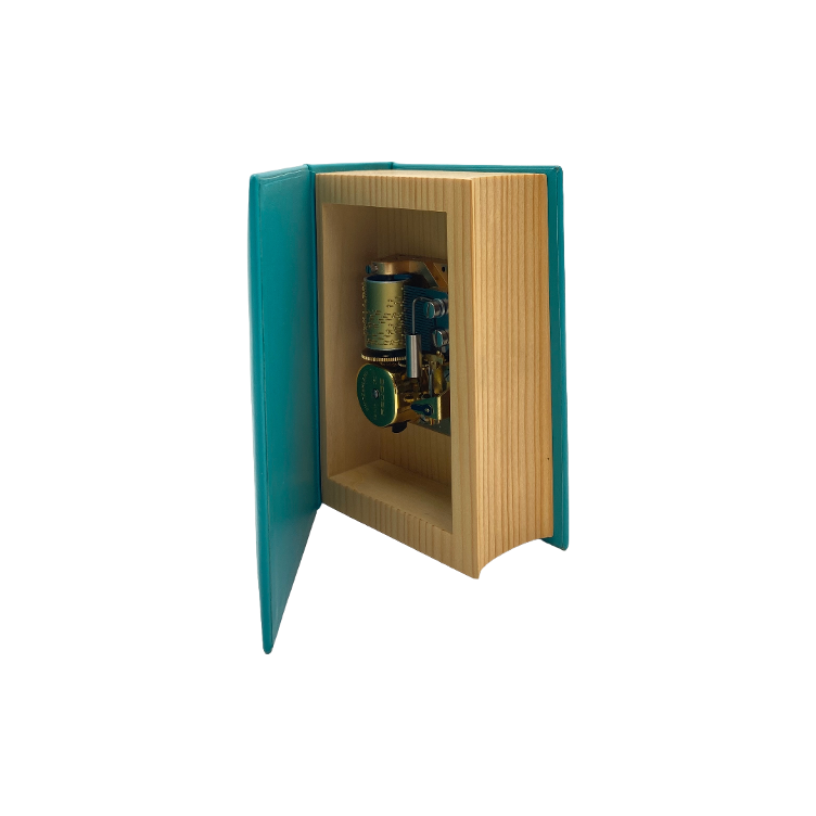 Reuge Musikspieldose Livre Turquoise