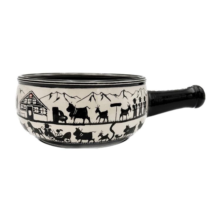 Caquelon Scherenschnitt 18 cm