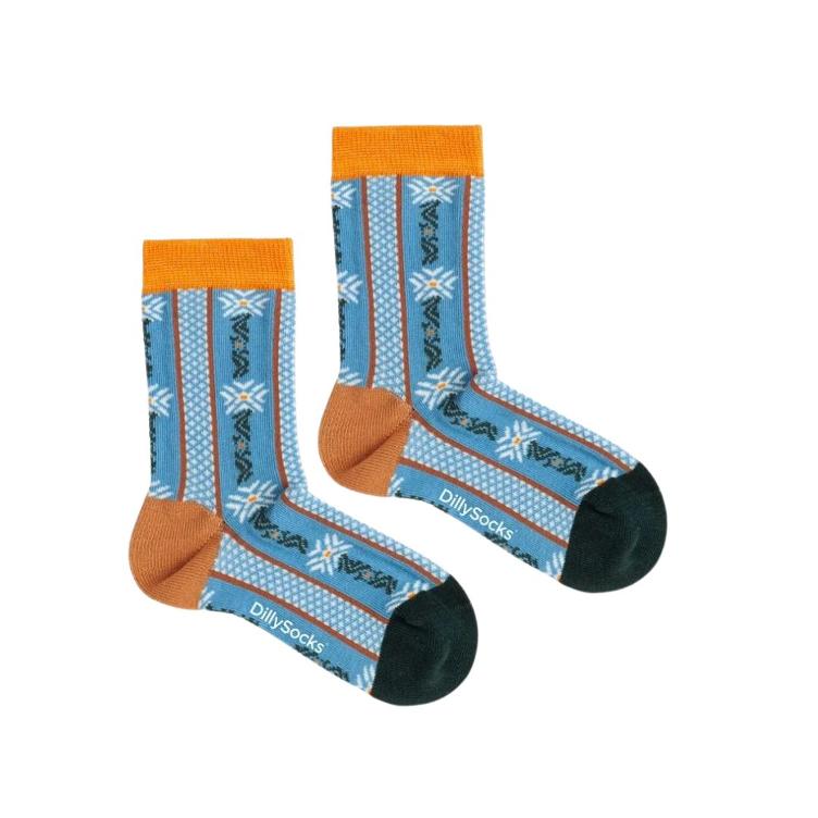 DillySocks Chaussettes Lil Edelweiss