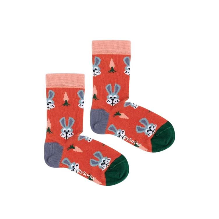 DillySocks Chaussettes lapin carotte