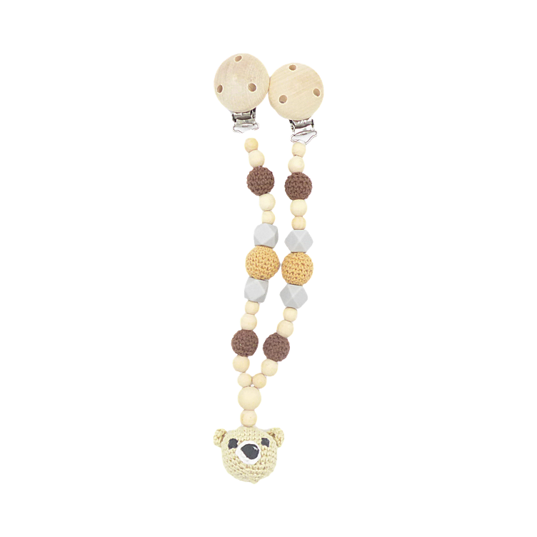 Catena per passeggino orso marrone Tinybow