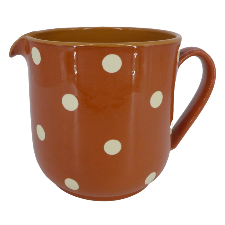 Brocca n. 5 rosso marrone