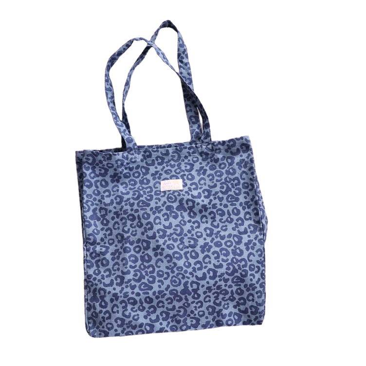 Leo Totebag hand-printed