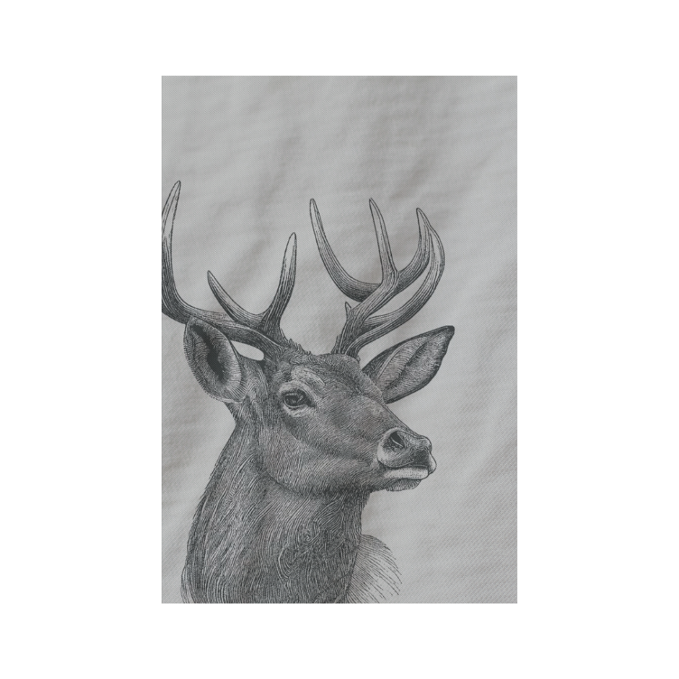 Kitchen towel deer black 50x75