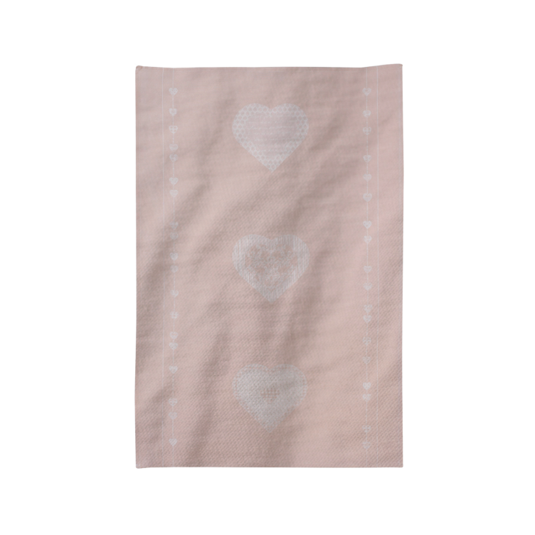 Küchentuch Herzen rose 50x75cm