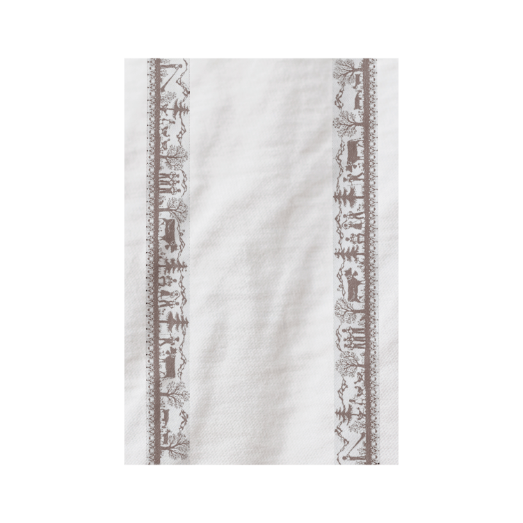 Kitchen towel Alpmusik taupe