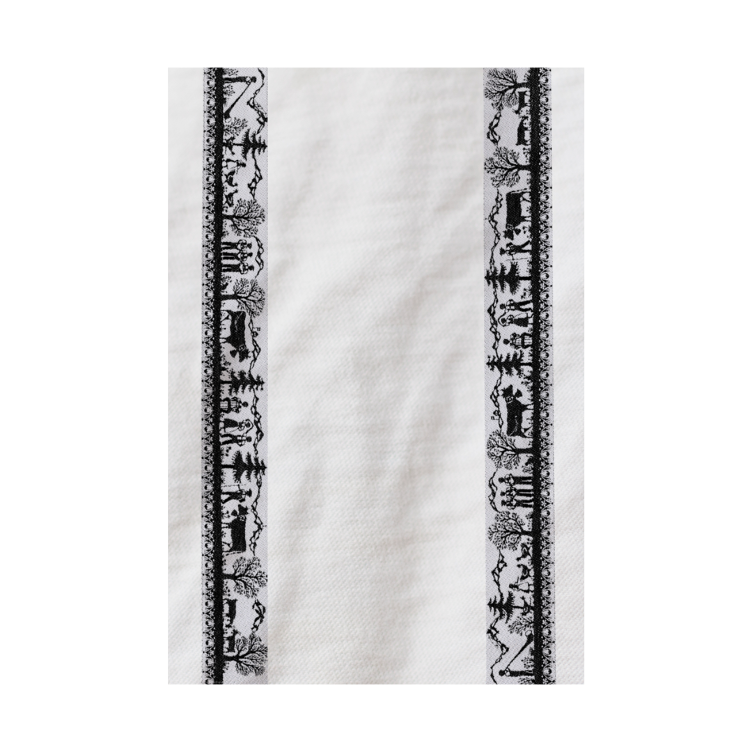 Kitchen towel Alpmusik black