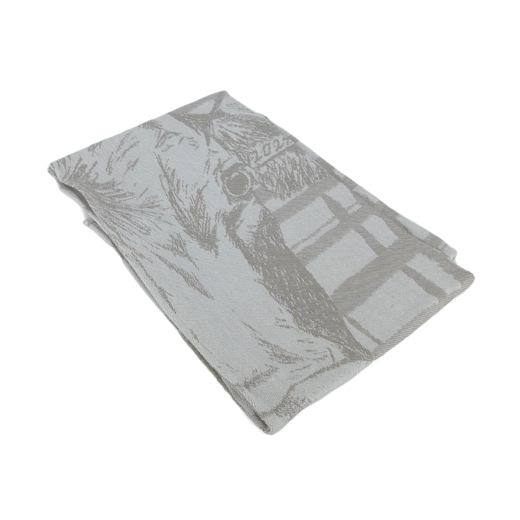 Torchon de cuisine vache moderne, taupe