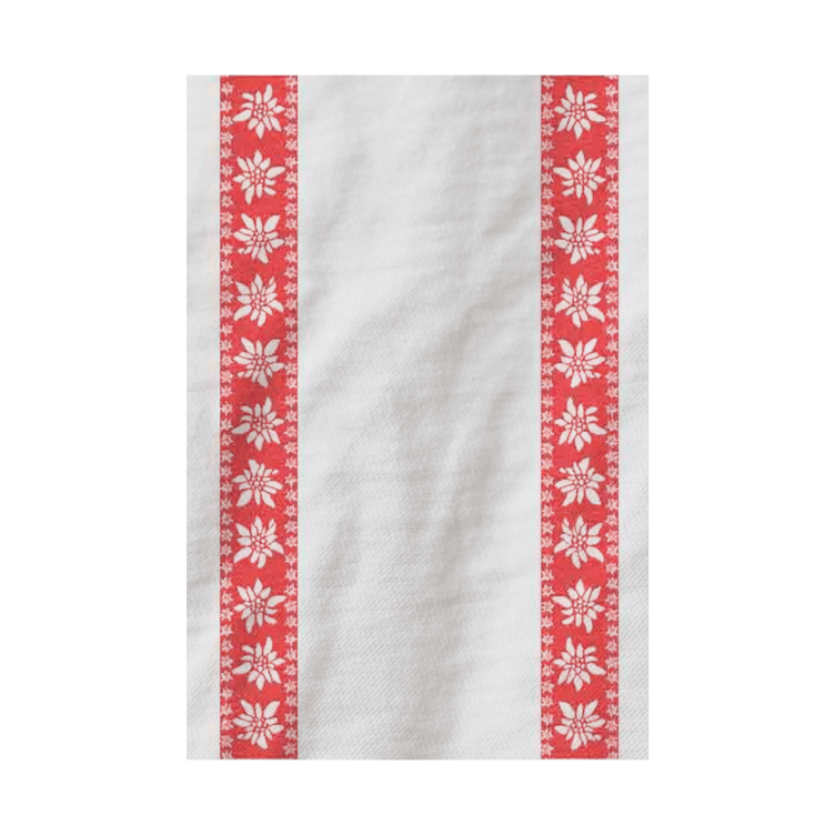 Kitchen towel Edelweiss, red