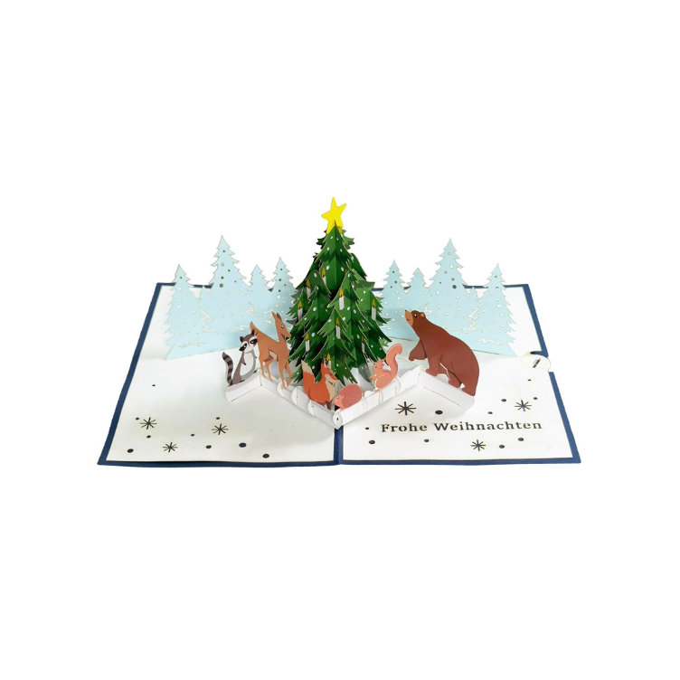 Pop Up Tiere im Wald