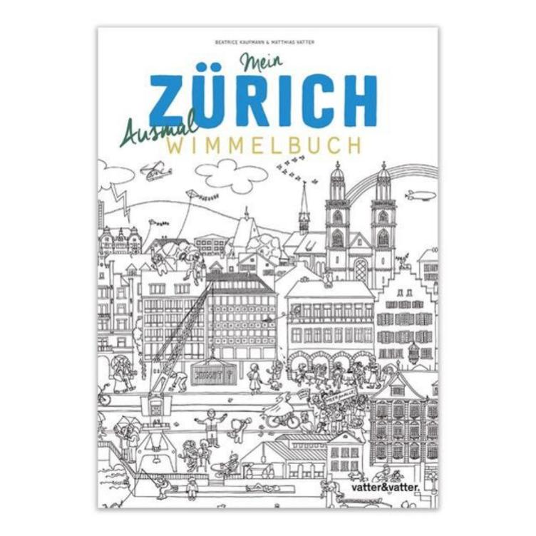 Ausmalwimmelbuch Zürich