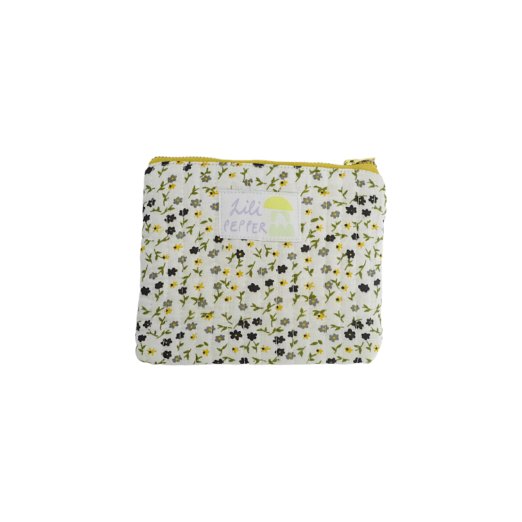 Mini bag flower green yellow