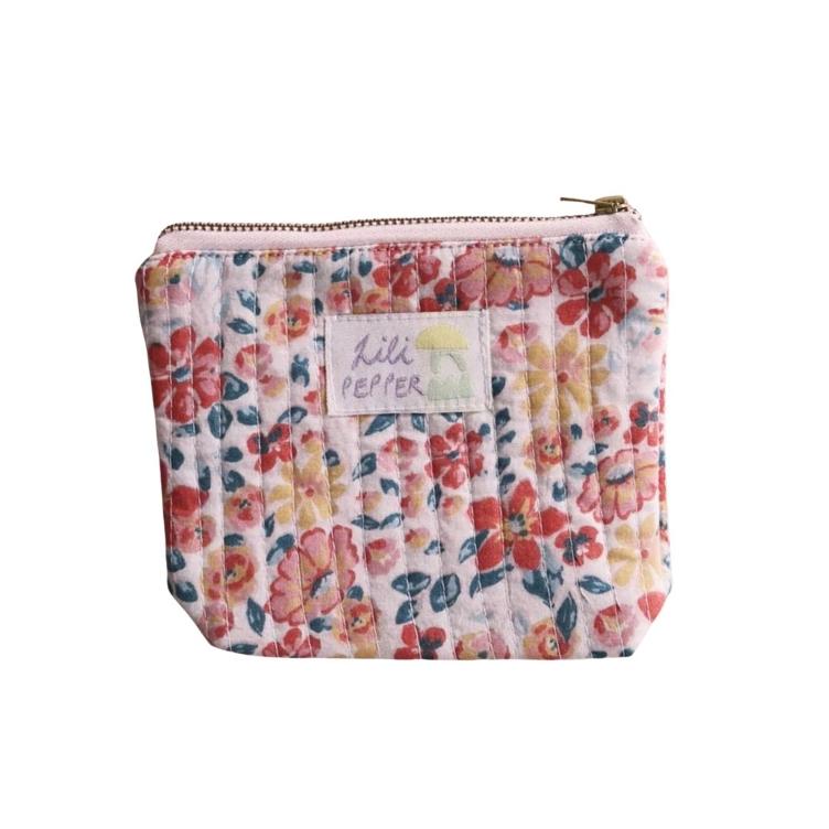 Mini borse Lili Pepper con fiori arancioni