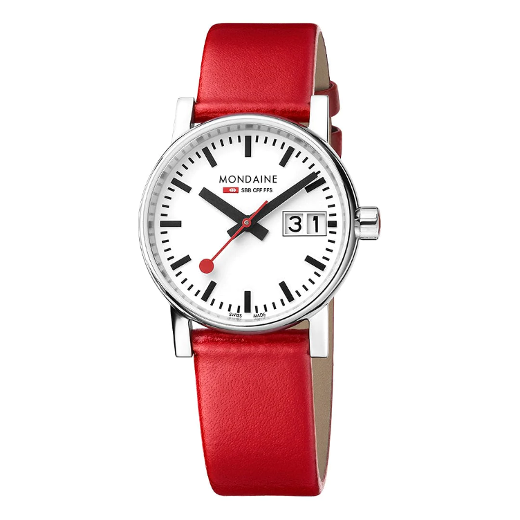 Mondaine Montre-bracelet evo2 30 mm rouge