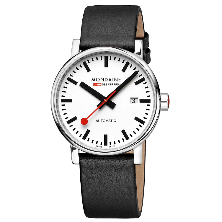 Mondaine Montre-bracelet automatique noire Evo2 40 mm