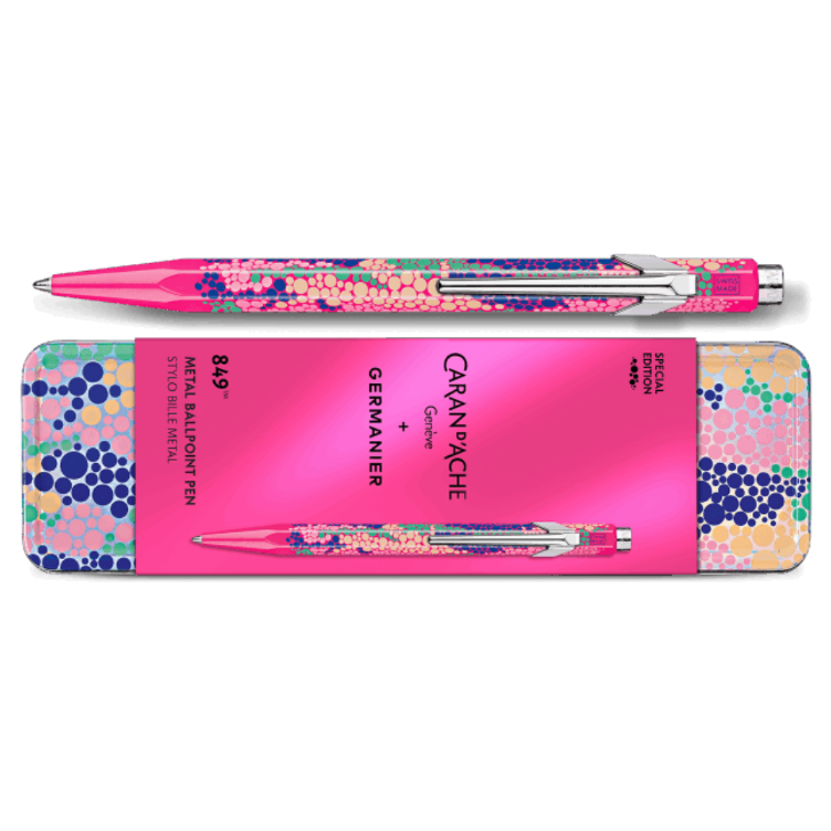 Caran d`Ache 849 Germanier Special Edition ballpoint pen, pink fluorine
