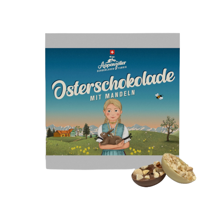 Cioccolato pasquale con mandorle