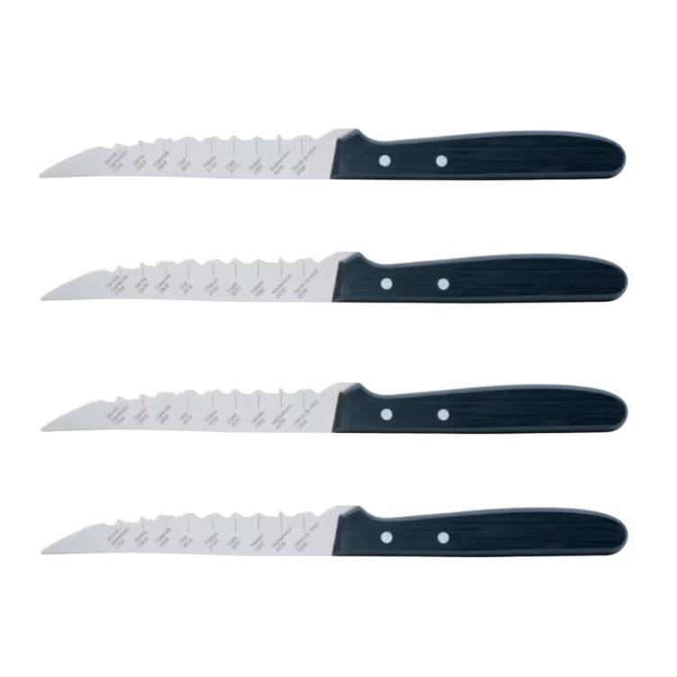 Panorama Knife Steak/Pizzamesser 4er Set Best of Switerzland