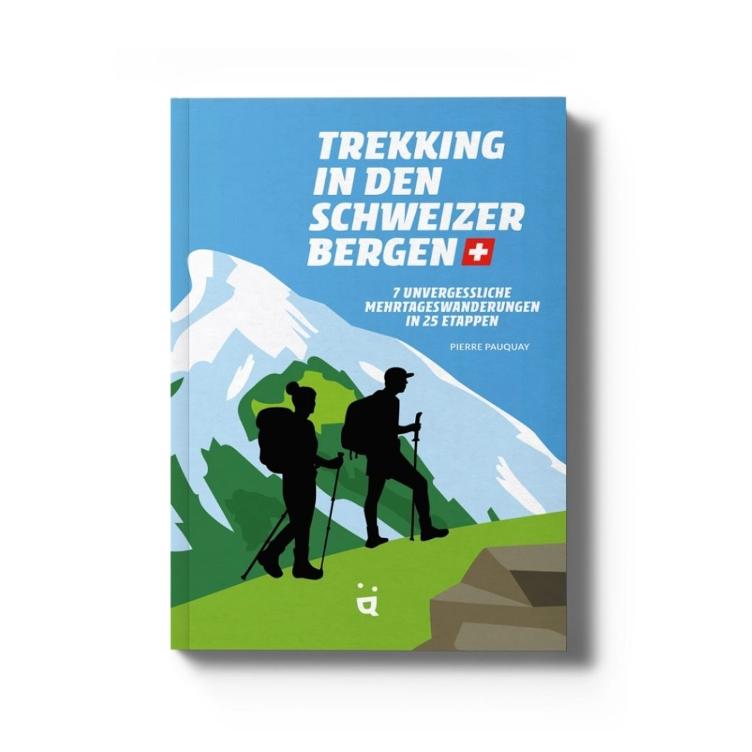 Trekking in the Swiss mountains