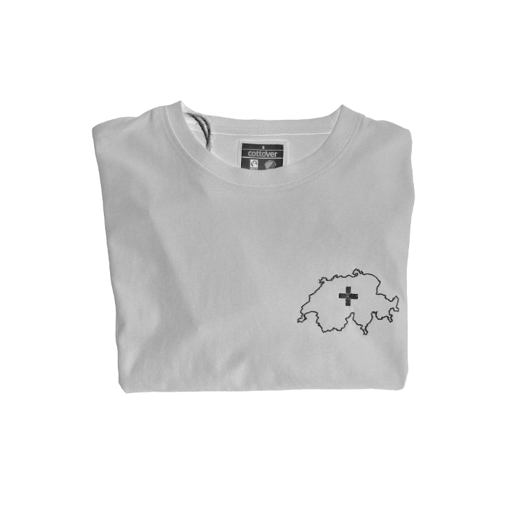 _T-Shirt Schweiz weiss