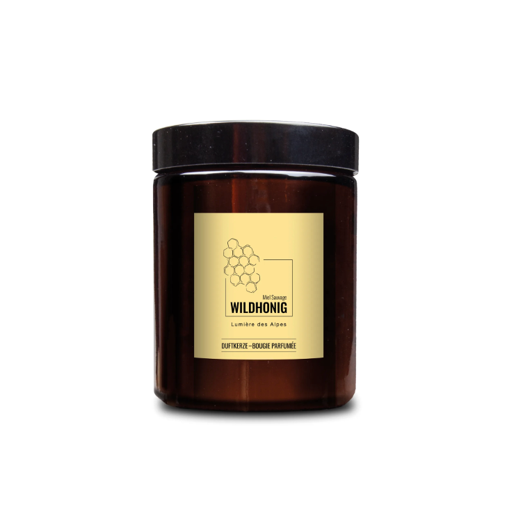 Lumière des Alpes Bougie parfumée au miel sauvage